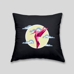 Hummingbird cushion 1